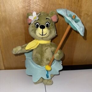 Cindy Bear Plush 10" Yogi Bear Show Hanna Barbera Stuffed Animal Camp Jellystone